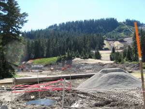 New Parking Lot and Lodge-