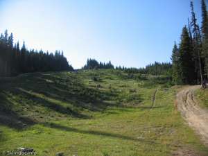 Old Lift-Liftline, opposite the main mountain at the Upper Parking Lot